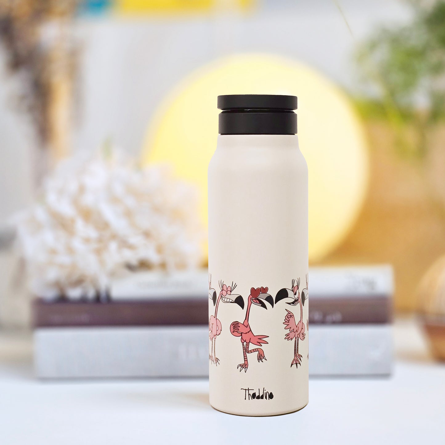 Thermal Water Bottle – Flamingo Magnetic Waterbottle