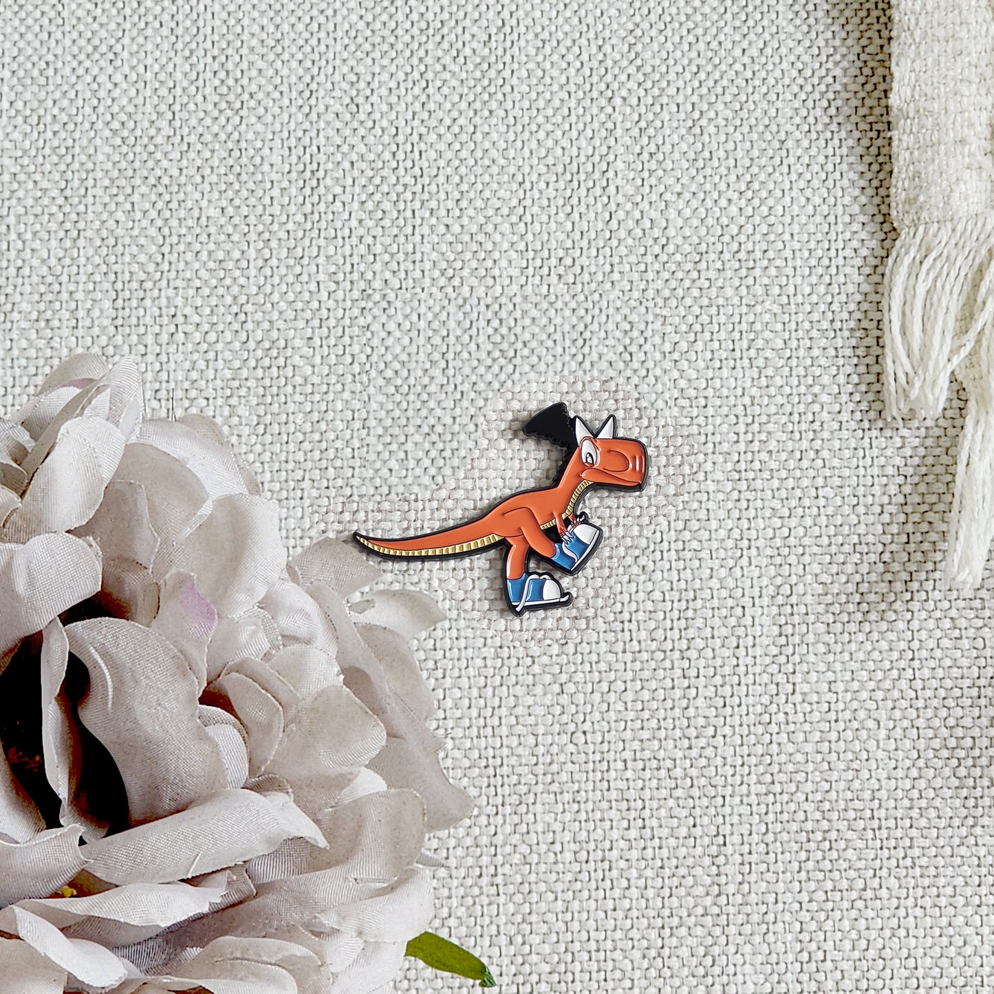 Lapel Pin - "Lace Struggle"