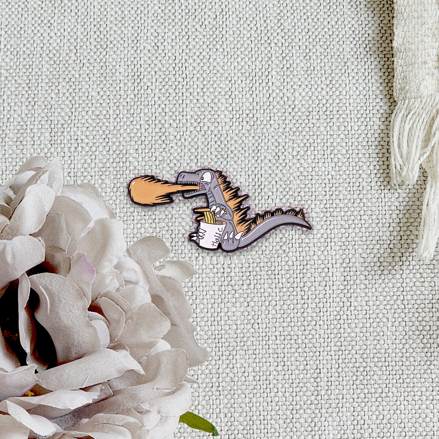 Lapel Pin - "Spicy Attack"