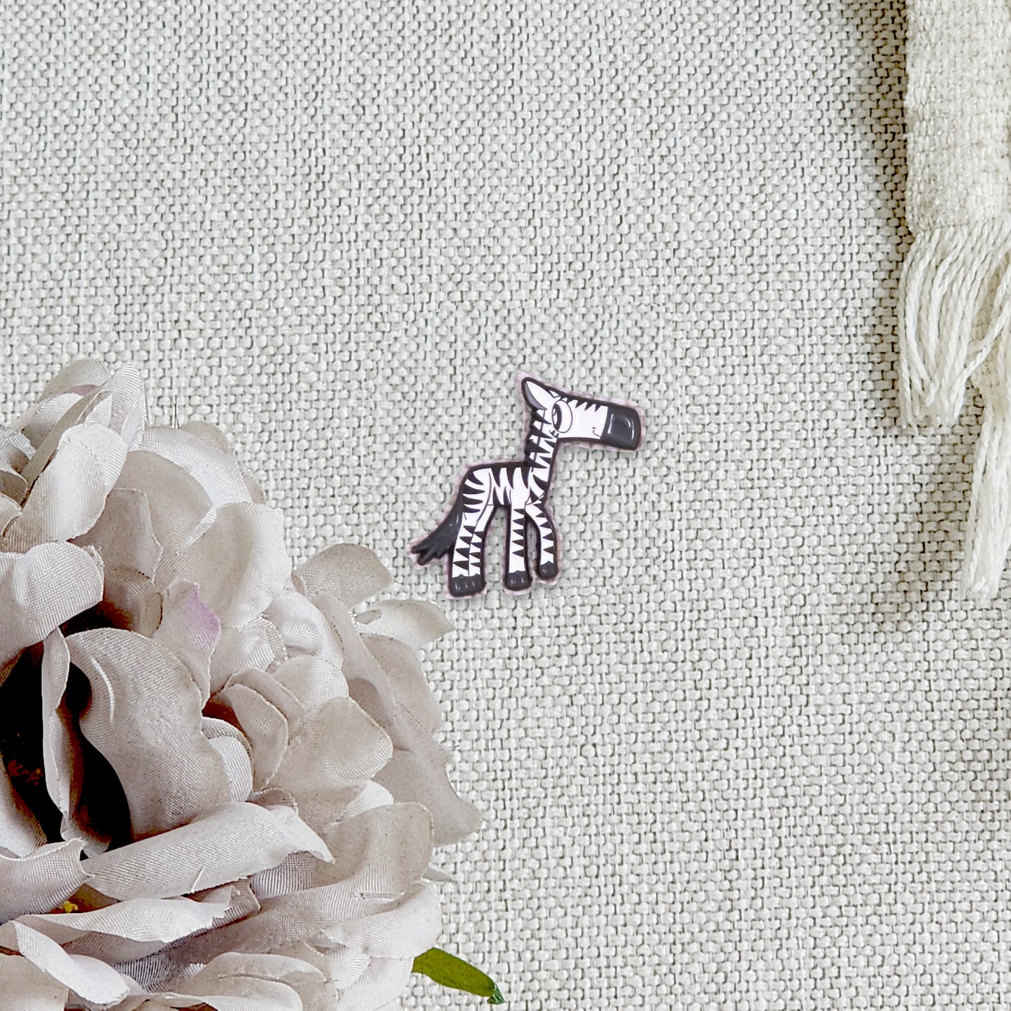 Lapel Pin - "Stripey Joy"