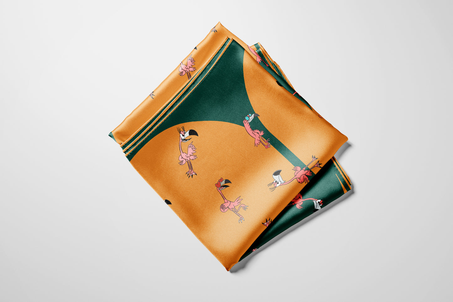 Scarf - Flamingo, orange