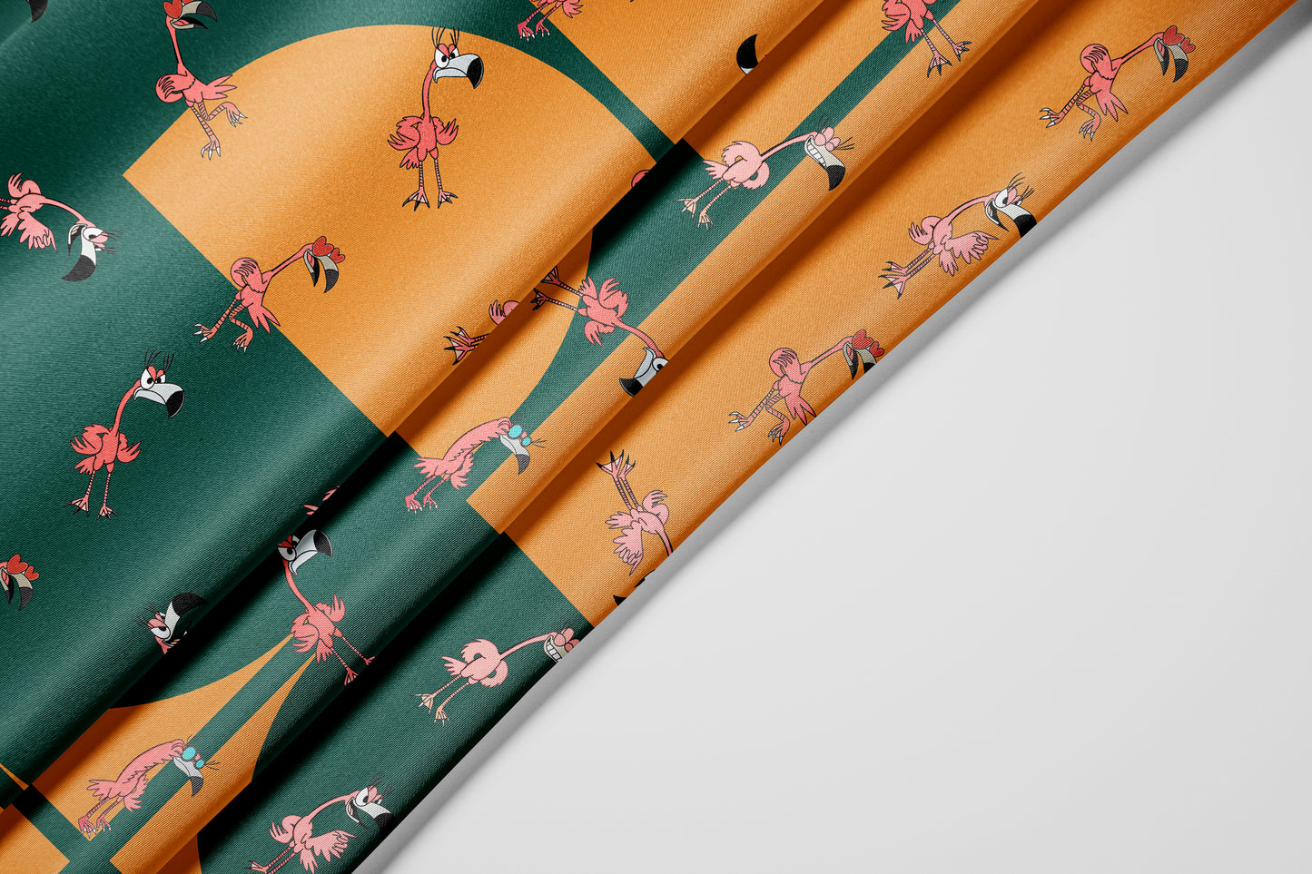 Scarf - Flamingo, orange