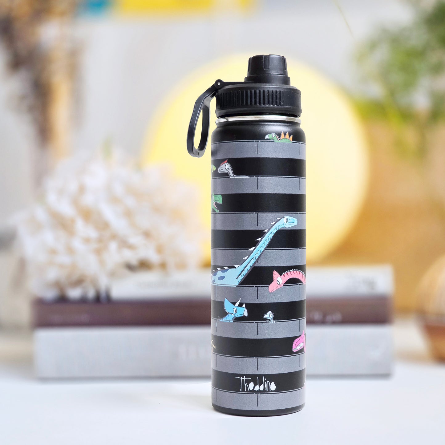 Thermal Water Bottle - Dino Block Party