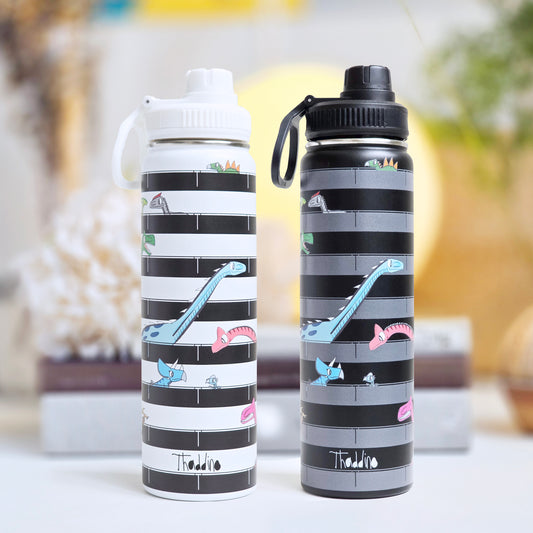 Thermal Water Bottle - Dino Block Party