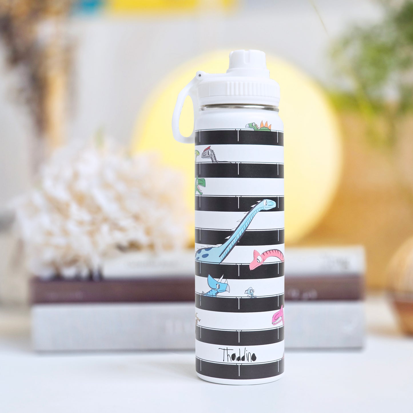 Thermal Water Bottle - Dino Block Party