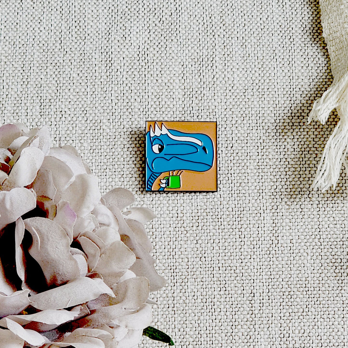 Lapel Pin - Monday Blue