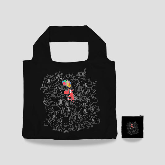 Recycled Bag - MooDeng, Pygmy Hippo(Full Spectrum)