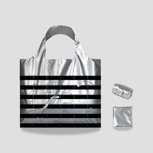 Recycled Bag(METALLIC) - Dino Block Party