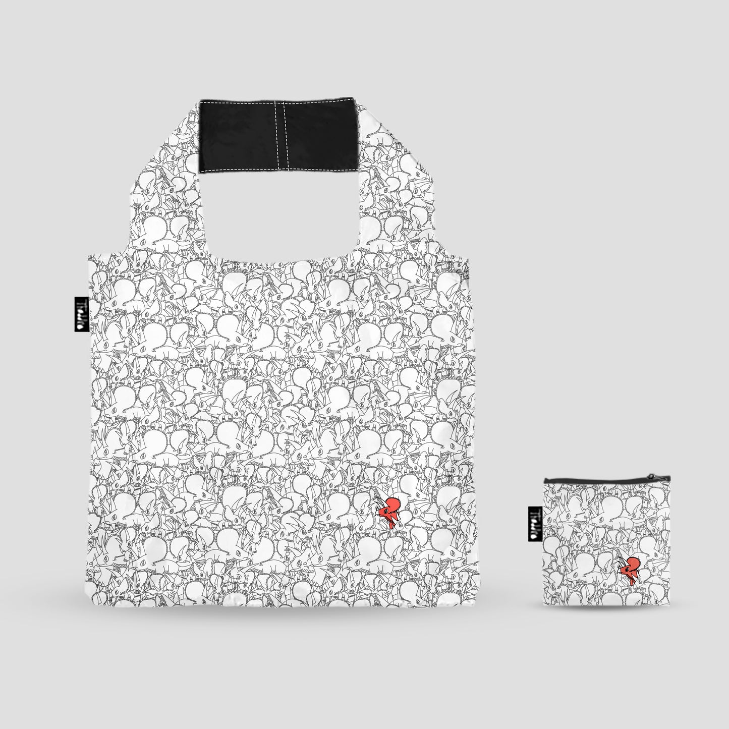 Recycled Bag - Triceratop