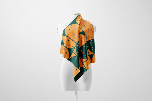 Scarf - Flamingo, orange